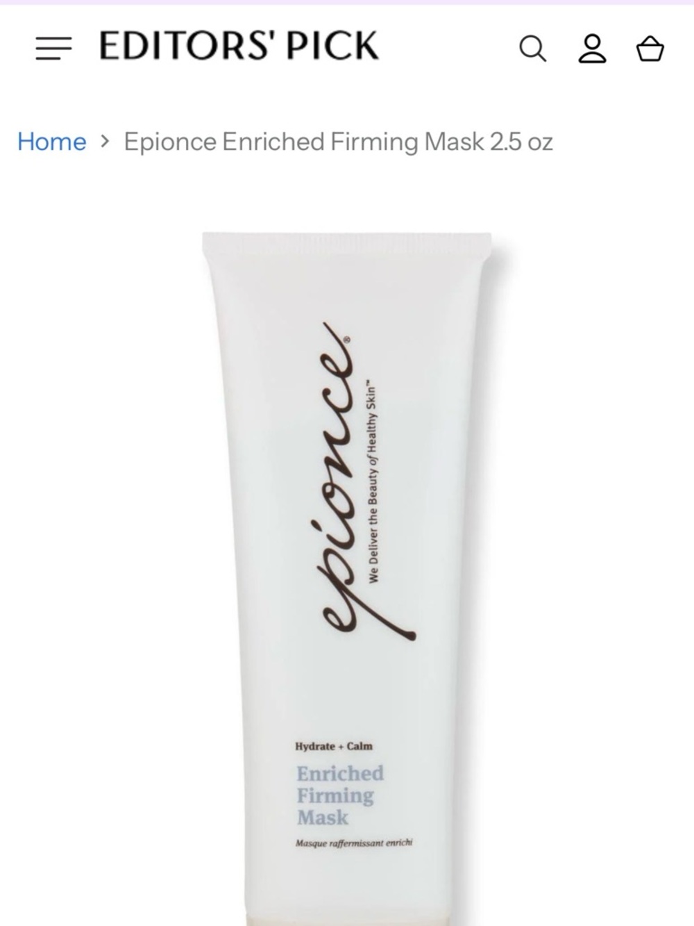 Epionce Enriched Firming Mask BNIB full size